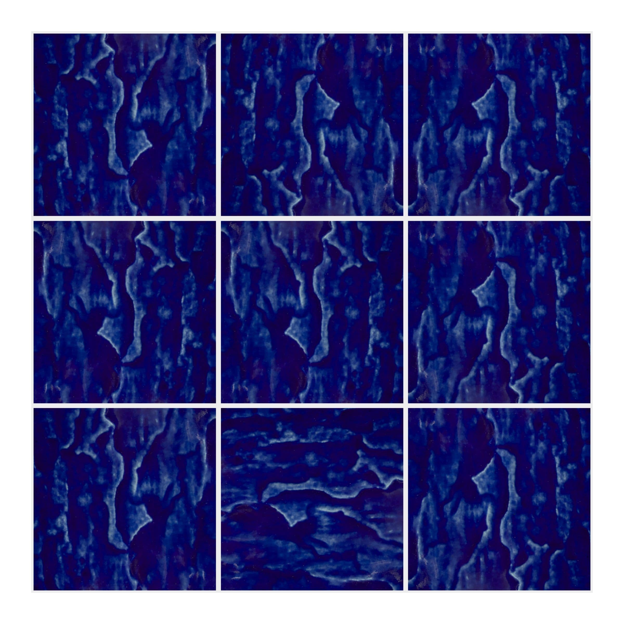 Deep Blue Stone Texture Ceramic Mosaic (MCS690166) · photo 2026