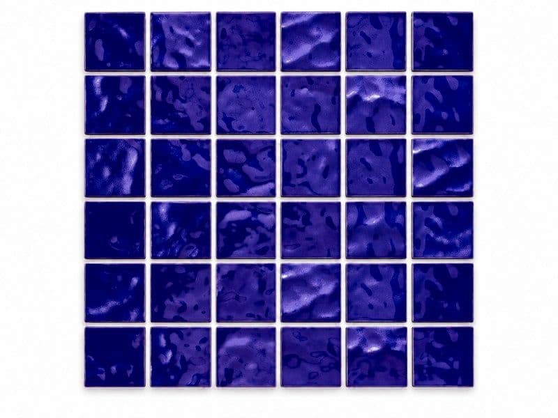 Deep Blue Wave Wavy Glazed Mosaic (MCS651482) · photo 2026