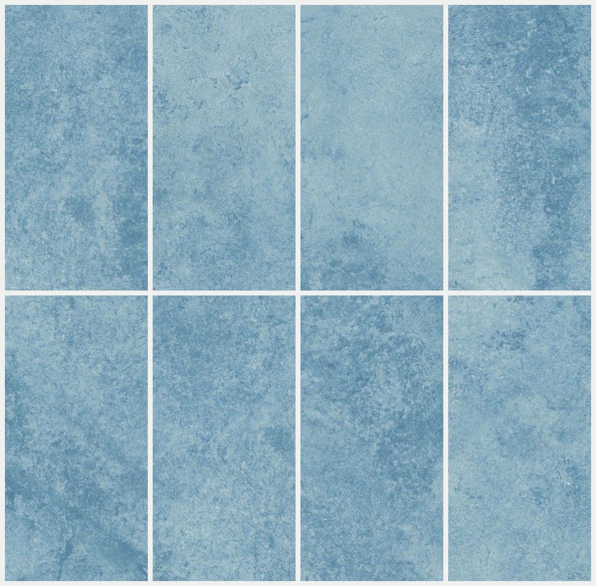 Blue Cement Porcelain Pool Tile (TCTG36125)