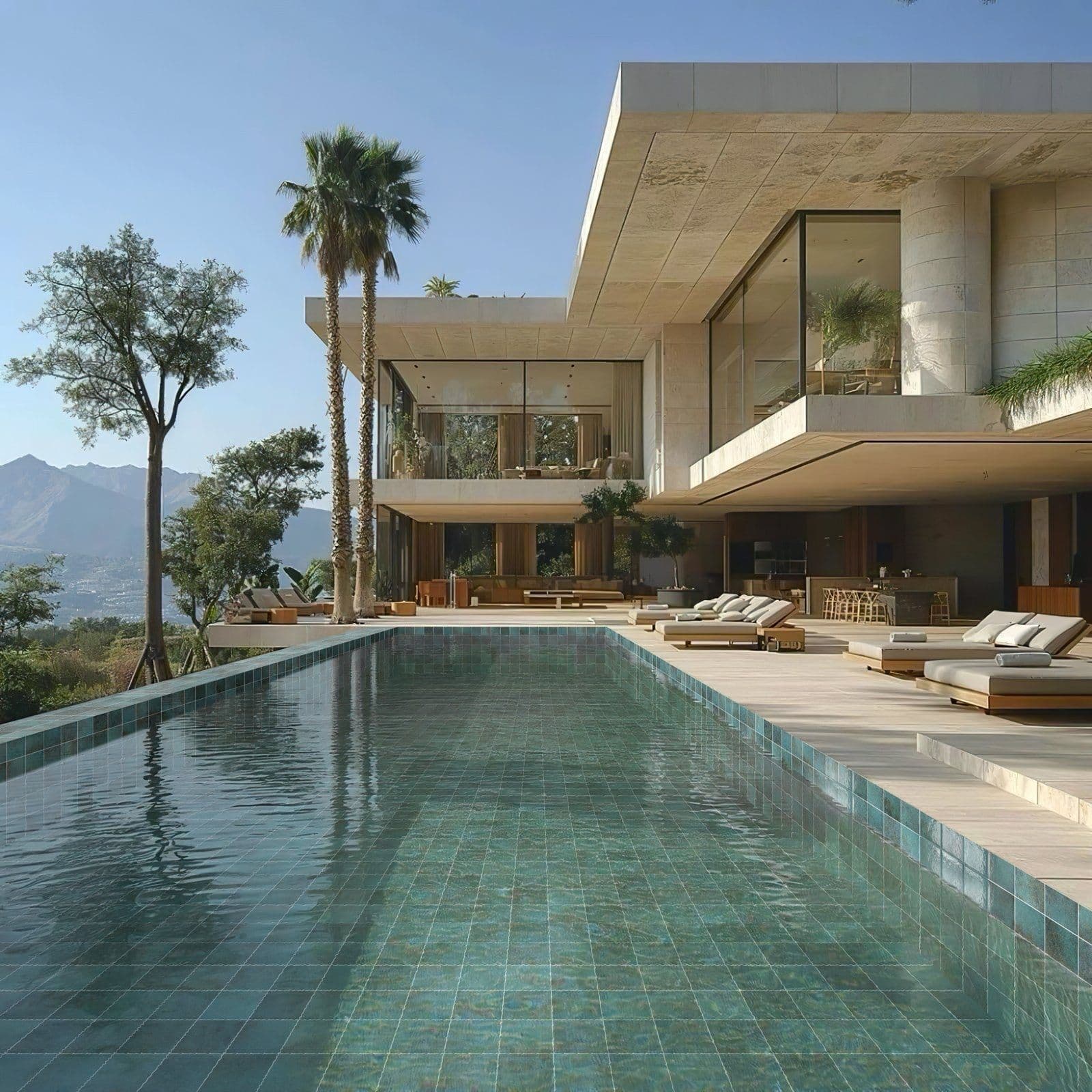 Azure Pool Tiles, collection cover