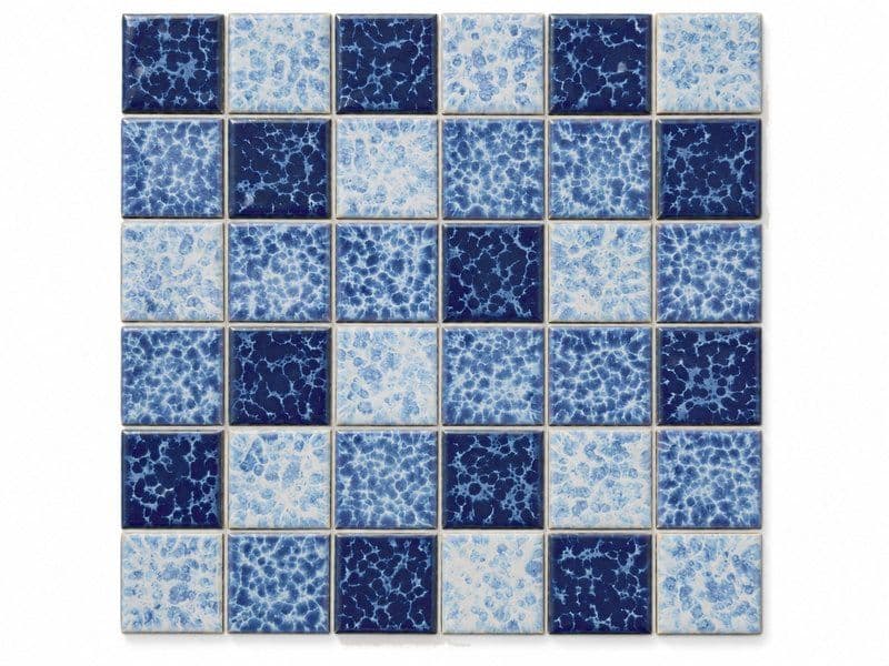 Light Blue Crystal Glaze Classic Pool Mosaic (MCS650708) · photo 2026