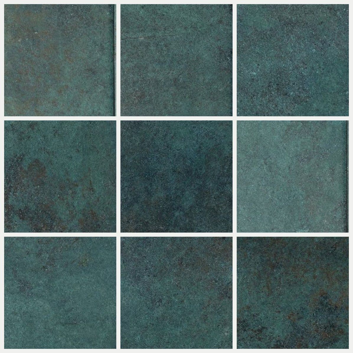 Antique Blue Matte Azure Pool Tile (MSL36318)