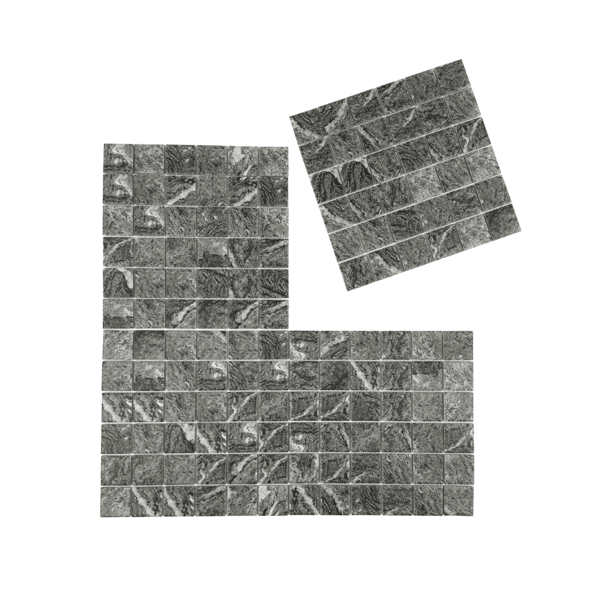 MCP650303 | Light Black & Light Brown Mixed Pattern Mosaic