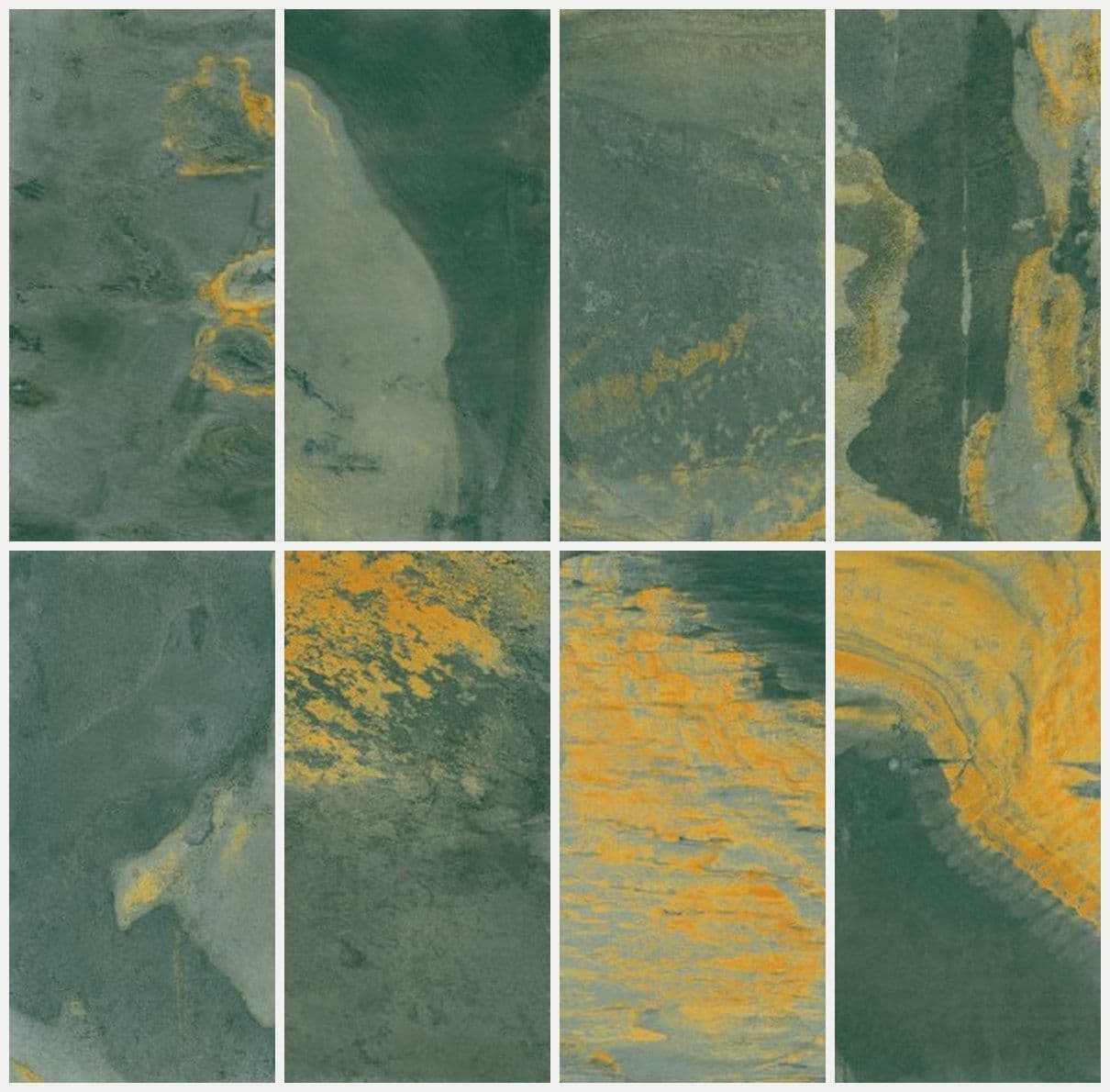 Green Slate Porcelain Pool Tile (TCTG36121)