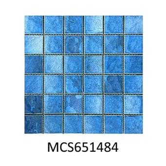 Blue Wavy Glazed Mosaic (MCS651484) · photo 2026