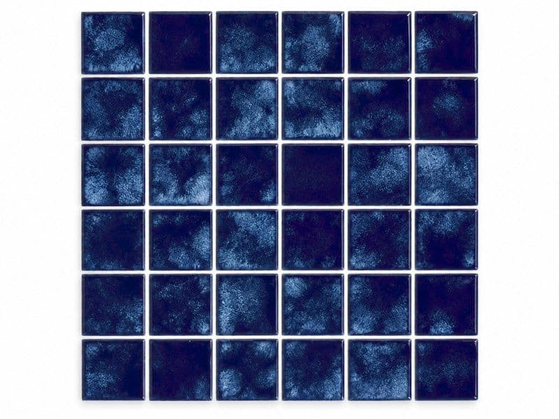 Deep Blue Kiln Reactive Classic Pool Mosaic (MCS650920) · photo 2026