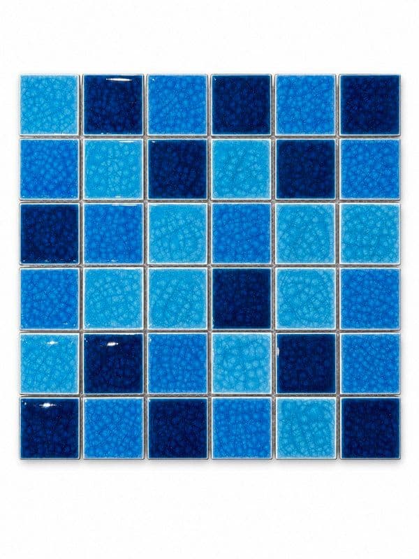 Sky Blue & Light Blue & Deep Blue Mixed Lampang Mosaic (MCS650955) · photo 2026